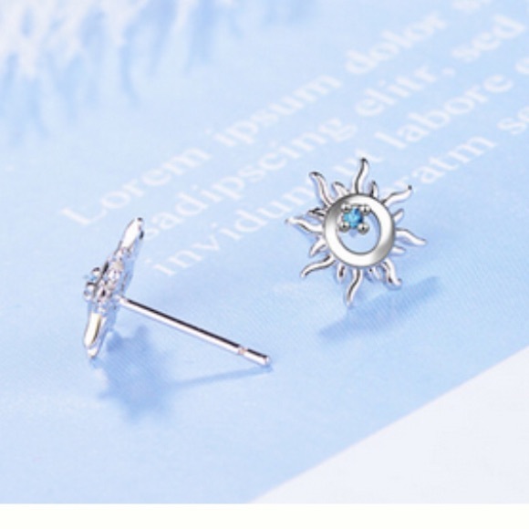 3/$30 Set of Two Sunburst Earrings - Picture 3 of 3